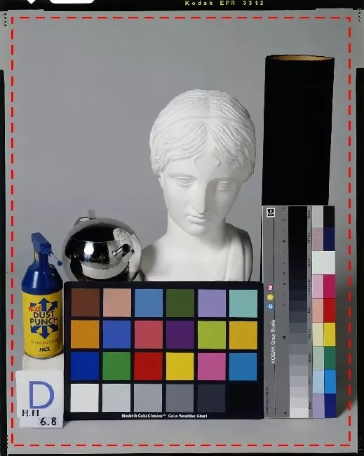 4×5インチフィルム取り込み範囲