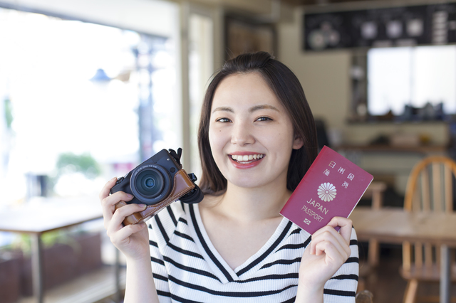 パスポート写真撮影のイメージ